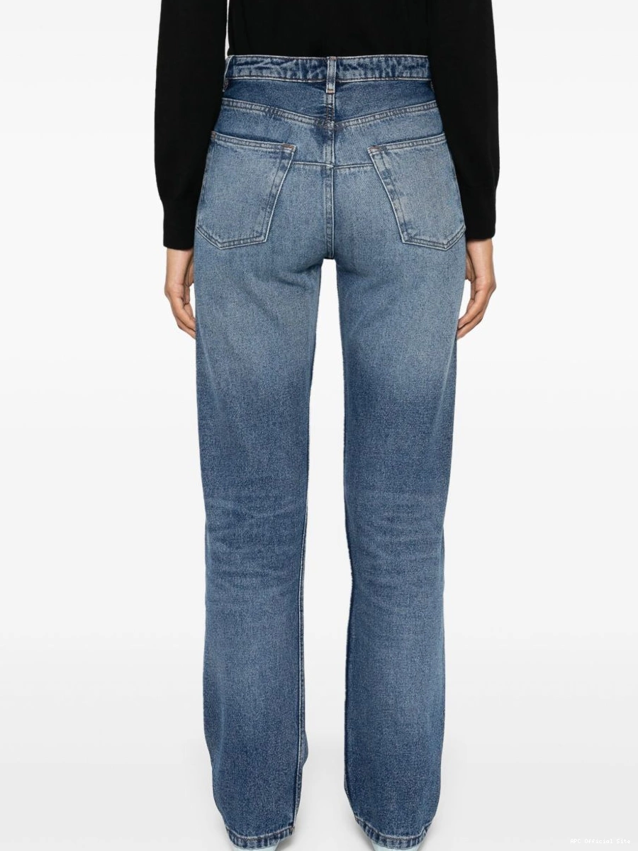 Cheap straight-leg jeans Women mid-rise A.P.C. Kylie 0426